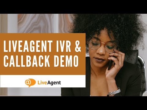 Youtube video: IVR & CALLBACK FEATURE DEMO LiveAgent